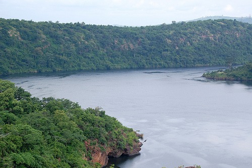 River landscape in Central Africa
